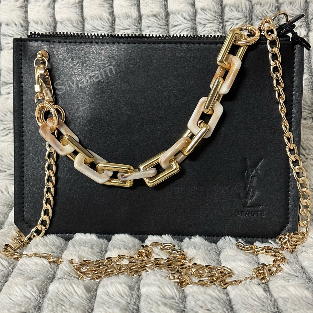 Yves Saint Laurent Cosmetic bag/ clutch/ pouch to Crossbody